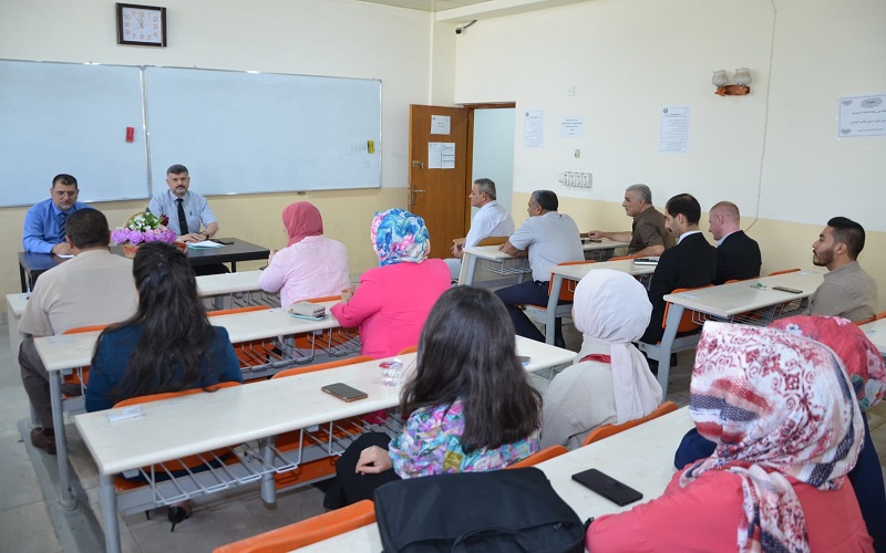 قسم الفيزياء في كلية العلوم/ جامعة كركوك يعقد اجتماعه الأول 2023- 2024