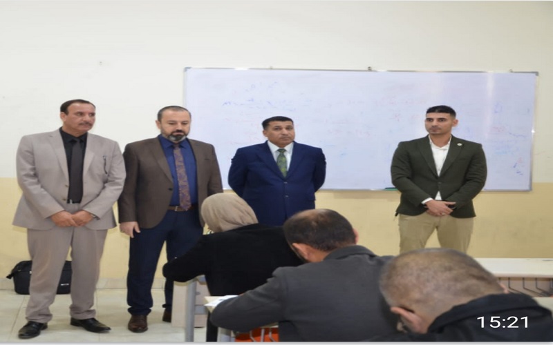 أختتام الامتحانات النهائية للفصل الدراسي الاول لطلبة الدراسات العليا في كلية العلوم/ جامعة كركوك