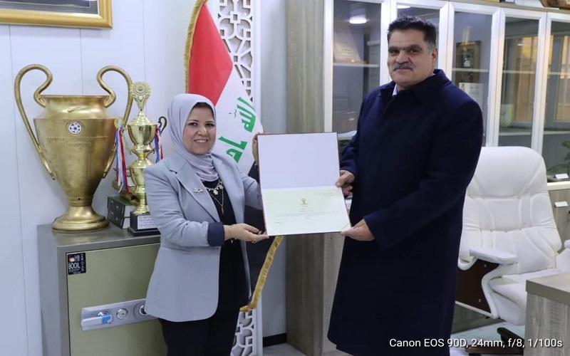 تدريسية في كلية العلوم/ جامعة كركوك عضواً في لجان الامتحان الشامل في جامعة تكريت