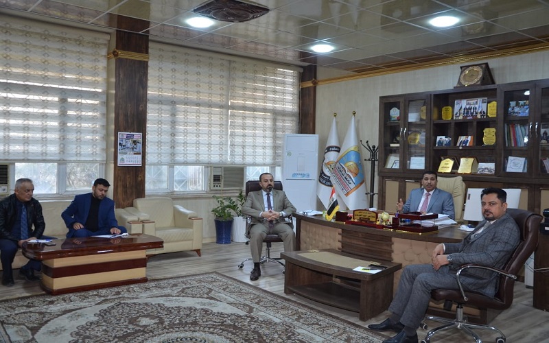 جانب من اجتماع مجلس كلية العلوم/ جامعة كركوك