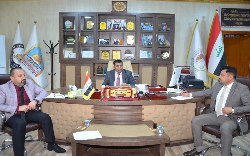 جانب من اجتماع مجلس كلية العلوم/ جامعة كركوك