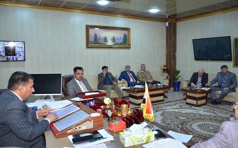 جانب من اجتماع مجلس كلية العلوم/ جامعة كركوك