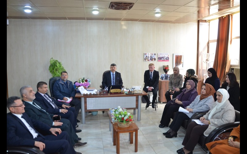 قسم الفيزياء في كلية العلوم/ جامعة كركوك يعقد الاجتماع الأول في بداية الفصل الدراسي الثاني