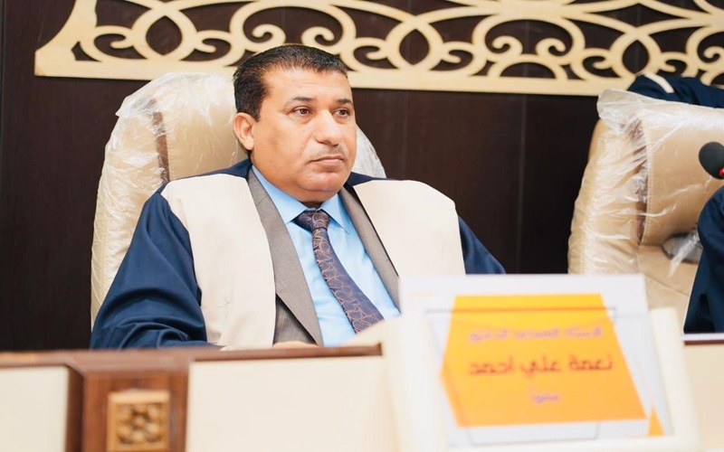  Faculty Member from College of Science at University of Kirkuk Participates in Master's Thesis Defense at University of Tikrit