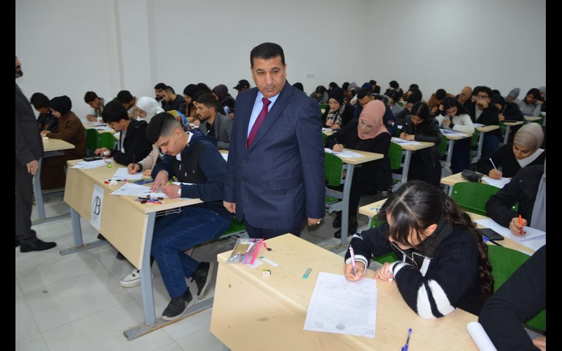 The start of final exams for first stage students at the College of Science/University of Kirkuk