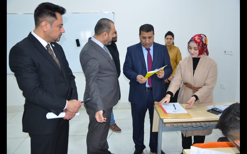 The start of final exams for first stage students at the College of Science/University of Kirkuk