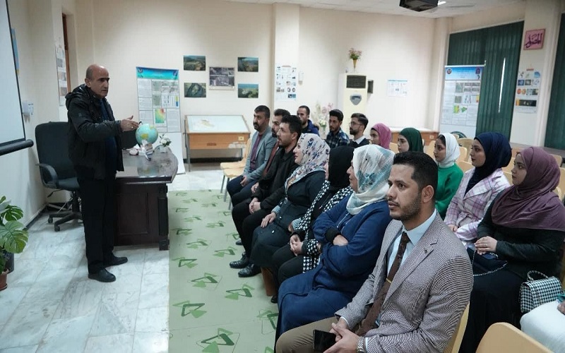 A scientific visit for students of the Department of Applied Geology / College of Science to the Technical Institute