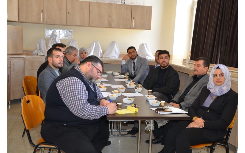 قسم الجيولوجيا التطبيقية في كليه العلوم/ جامعه كركوك يقيم حلقه نقاشية بعنوان ( تصميم محاضرة على ضوء التعليم المدمج)