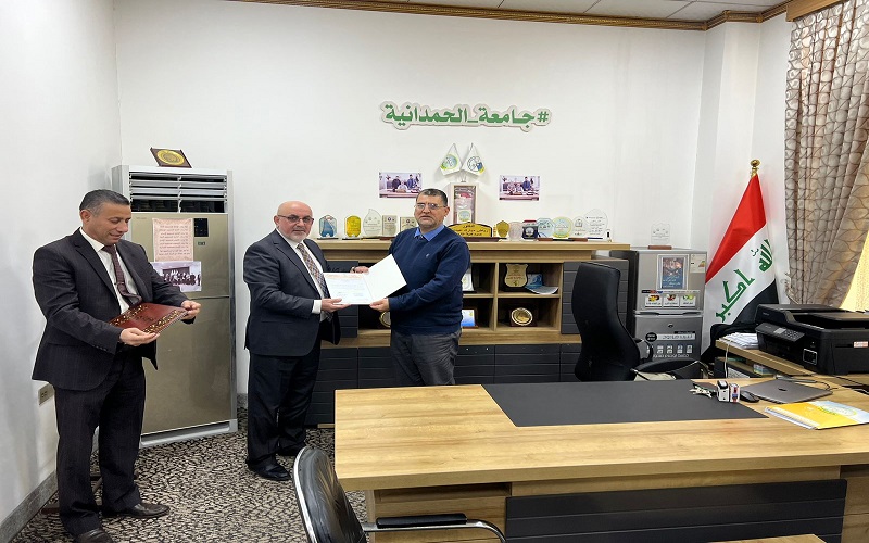 اختيار تدريسي من جامعة كركوك - كلية العلوم عضوا في لجنة وزارية لاستحداث الدراسات العليا في جامعة الحمدانية 