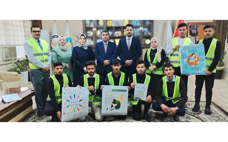 عميد كلية العلوم يستقبل اللجنة المركزية للعمل التطوعي في جامعة كركوك