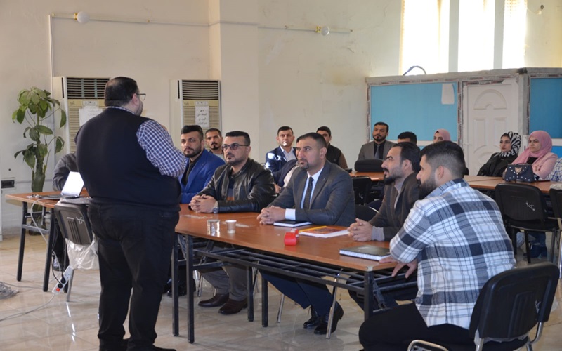 College of Science/University of Kirkuk organizes a workshop on how to use the Mendeley resource management program