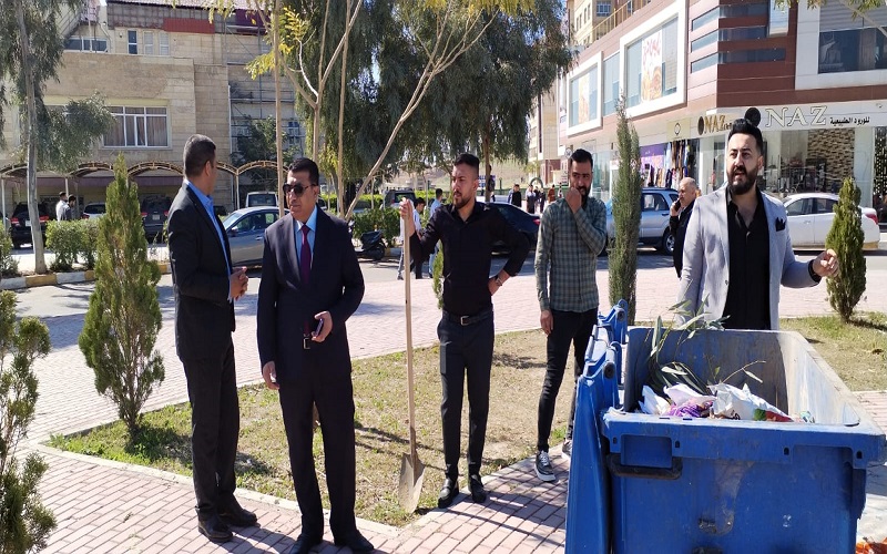 A campaign to clean and remove debris from the grounds of the College of Science