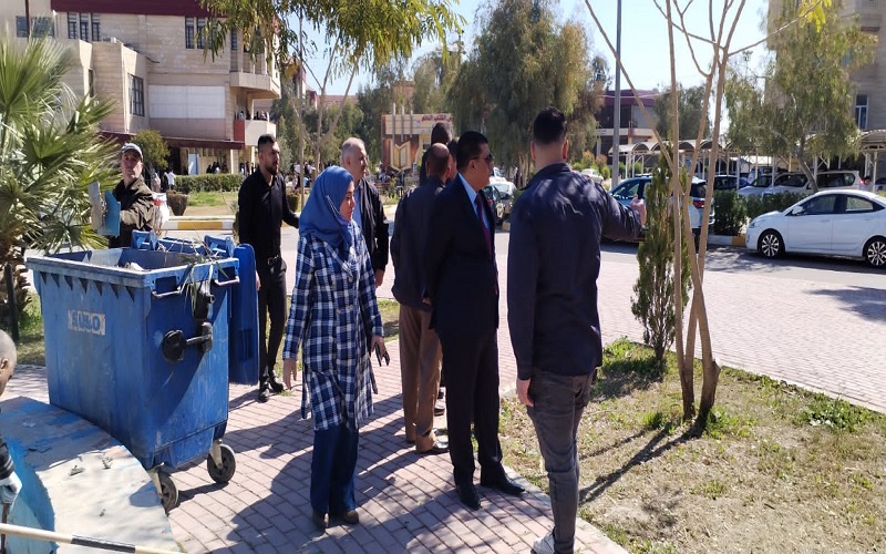 A campaign to clean and remove debris from the grounds of the College of Science