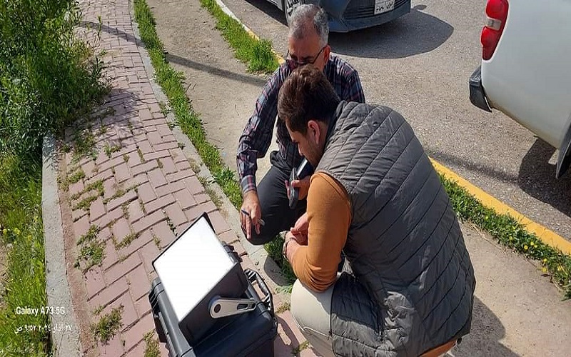 وحدة البحوث البيئية في كلية العلوم  تجري فحص تراكيز غاز الرادون