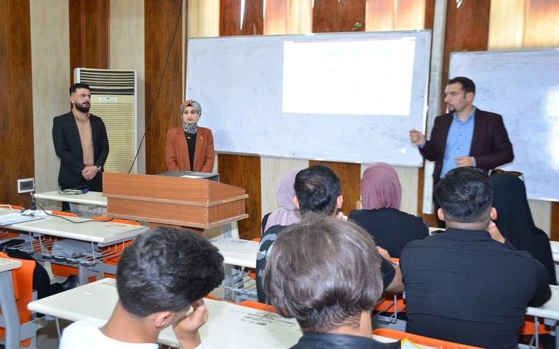 وحدة الإرشاد النفسي والتوجيه التربوي في كلية العلوم تنظم محاضرة توعوية ارشادية حول (  مكافحة المخدرات)