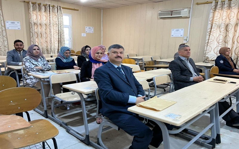 قسم الفيزياء في كلية العلوم - جامعة كركوك ينظم حلقة نقاشية عن دراسة الهياكل البلورية