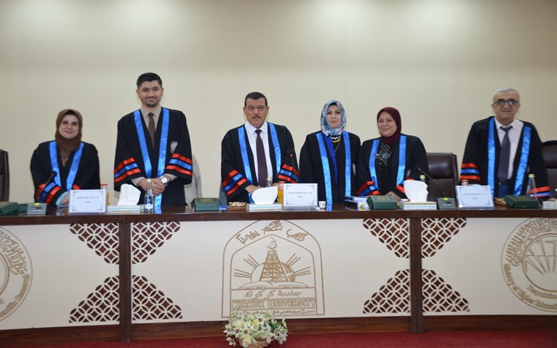 رسالة ماجستيرفي كلية العلوم / جامعة كركوك تناقش تقييم تأثيرات الرصاص والكادميوم على الهيموغلوبين والبروتينات الغشائية في كريات الدم الحمراء البشرية