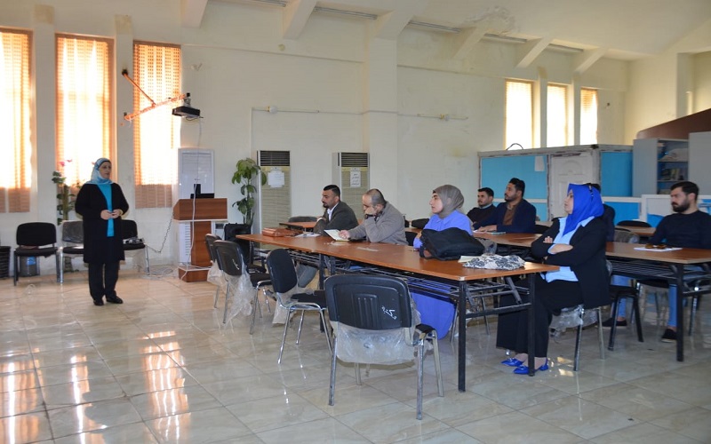 كلية العلوم / جامعة كركوك تنظم ورشة علمية عن تنسيق رسائل الماجستير واطاريح الدكتوراه