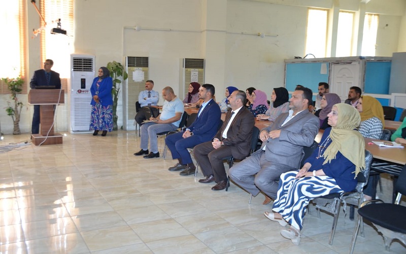 شعبة التعليم المستمر في كلية العلوم - جامعة كركوك تختتم دورة آلية عمل اللجان الامتحانية
