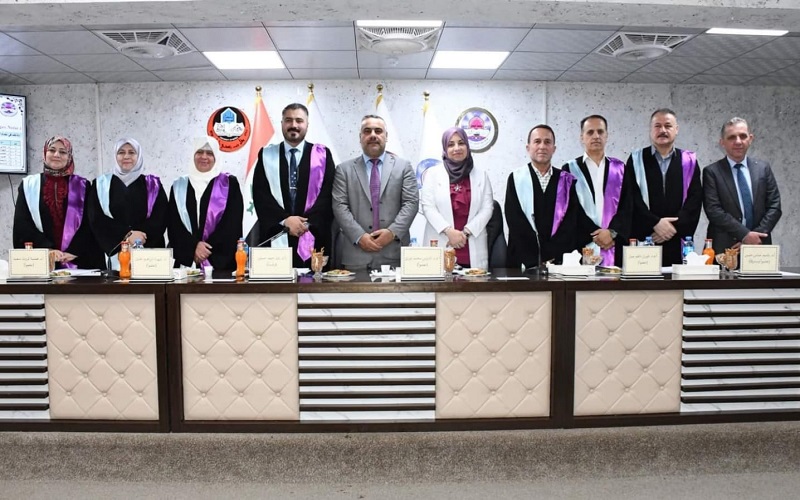 تدريسي في كلية العلوم / جامعة كركوك يشارك في عضوية لجنة مناقشة أطروحة الدكتوراه في جامعة الموصل