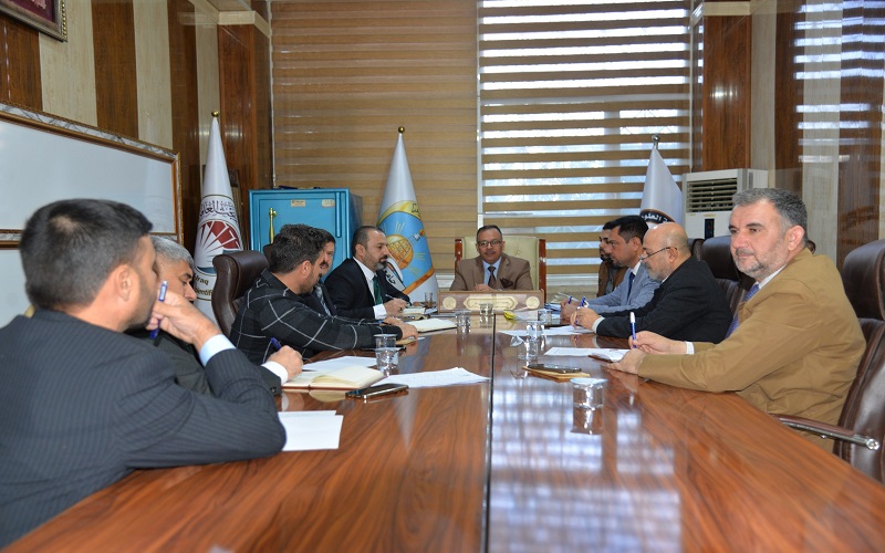 جانب من اجتماع مجلس كلية العلوم/ جامعة كركوك