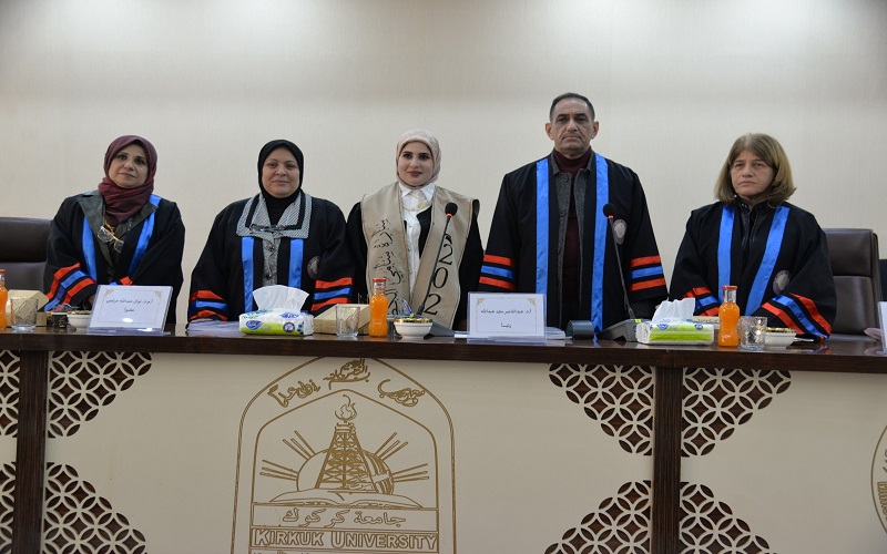 رسالة ماجستير في كلية العلوم / جامعة كركوك تناقش تقييم بعض المتغيرات الكيموحيوية وتسكر البومين مصل الدم البشري لمرضى السكري المصابين بخلل في الغدة الدرقية