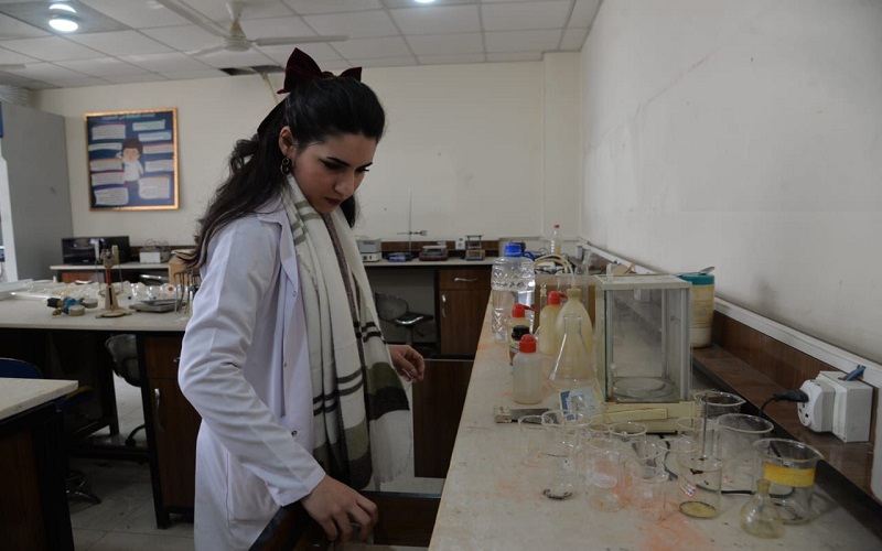 حملة تنظيف كلية العلوم قسم الكيمياء جامعة كركوك.