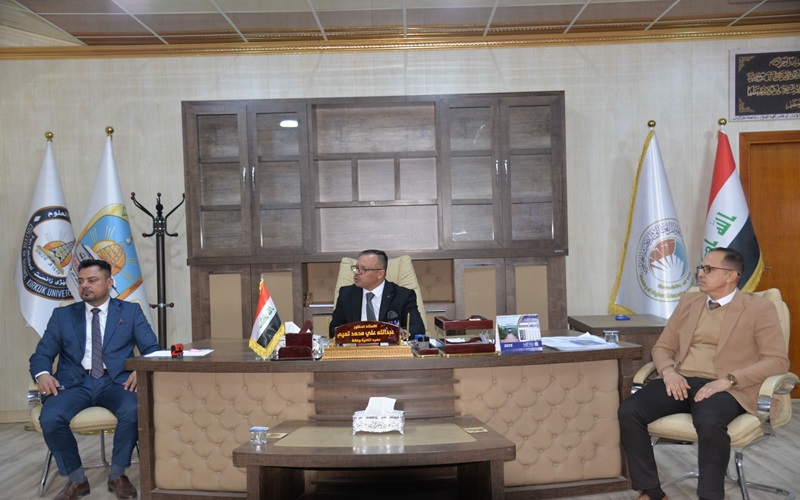 جانب من اجتماع مجلس كلية العلوم/ جامعة كركوك
