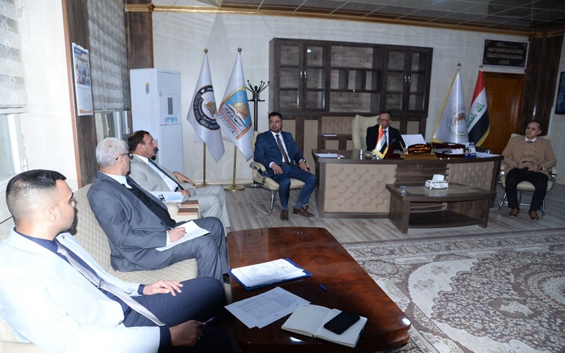 جانب من اجتماع مجلس كلية العلوم/ جامعة كركوك