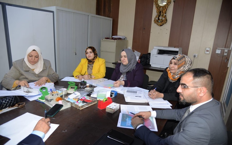 اجتماع لجنة الترقيات العلمية  في كلية العلوم  جامعة كركوك