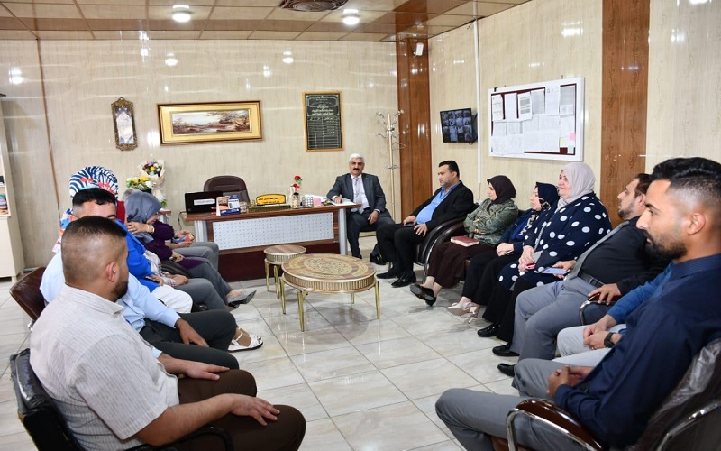 اجتماع مجلس قسم الكيمياء في كلية العلوم بجامعة كركوك 