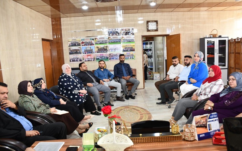 اجتماع مجلس قسم الكيمياء في كلية العلوم بجامعة كركوك 