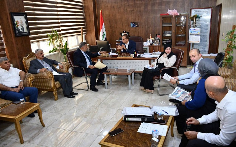 لجنة وزارية تزور كلية العلوم – جامعة كركوك