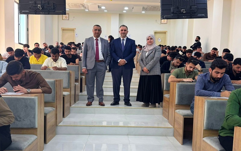 Head of the Forensic Evidence Department Participates in Supervising the Joint Exam Between Al-Kitab and Al-Qalam Universities for Forensic Evidence Departments