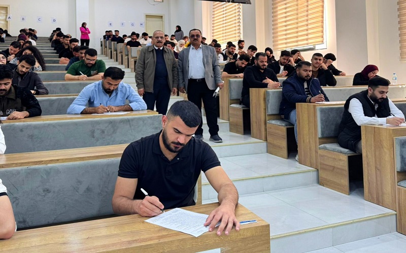 Head of the Forensic Evidence Department Participates in Supervising the Joint Exam Between Al-Kitab and Al-Qalam Universities for Forensic Evidence Departments