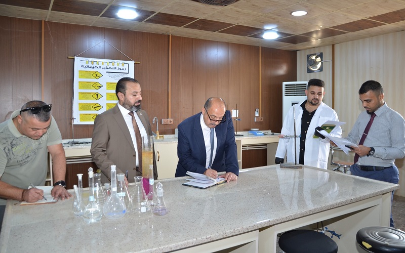زيارة لجنة وزارية لجامعة كركوك لاستحداث قسم الادلة الجنائية في كلية العلوم
