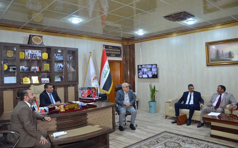 زيارة لجنة وزارية لجامعة كركوك لاستحداث قسم الادلة الجنائية في كلية العلوم