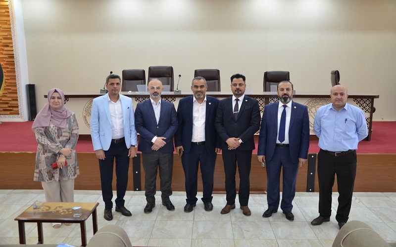 زيارة لجنة وزارية لكلية العلوم / جامعة كركوك لاستئناف دراسة الماجستير في قسم الرياضيات
