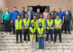 حملة تشجير لحدائق الكلية