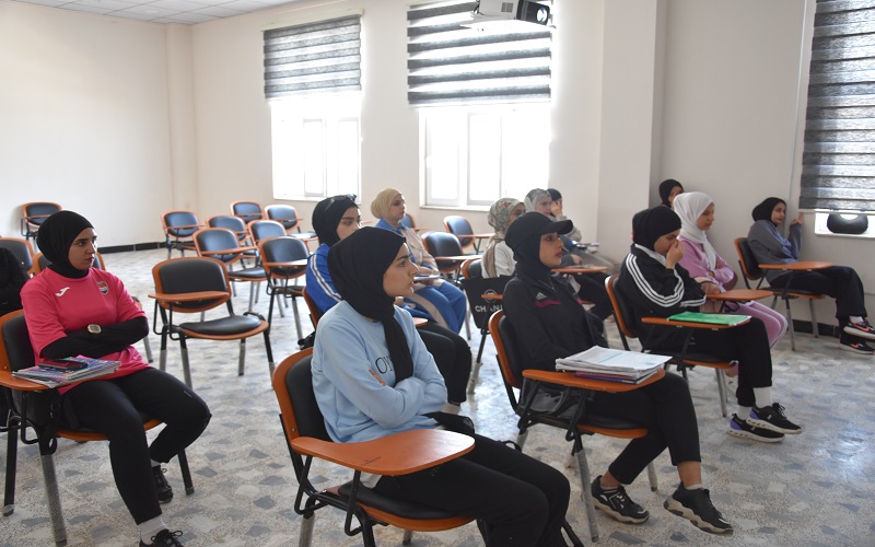 كلية التربية البدنية وعلوم الرياضة تنظم ورشة عمل عن الرياضة وحقوق الاطفال