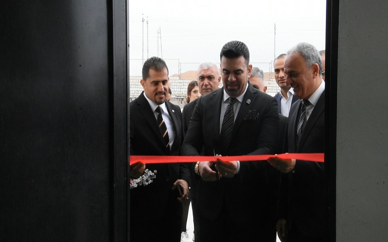 رئيس جامعة كركوك يفتتح الملاعب الرياضية المغلقة في مبنى كلية التربية البدنية وعلوم الرياضة