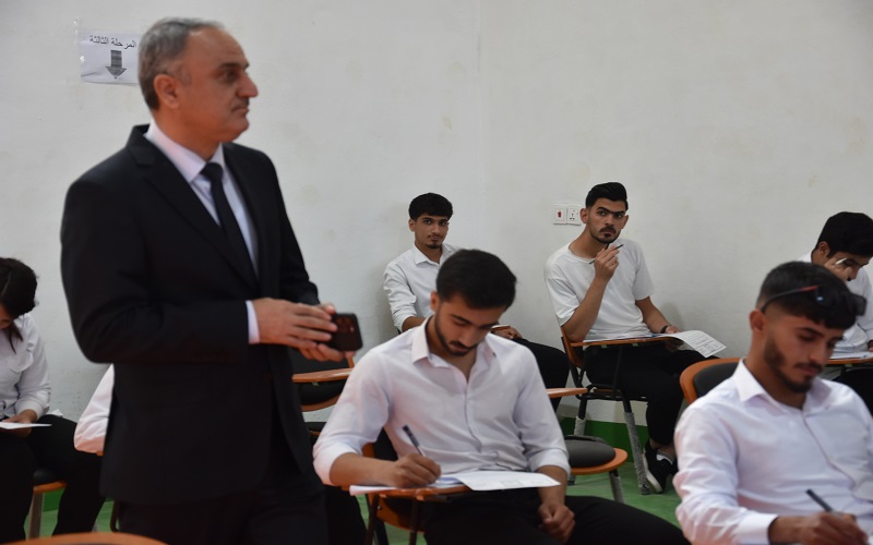 كلية التربية البدنية تجري الامتحانات النظرية للمواد العملية للعام الدراسي 2025/2024