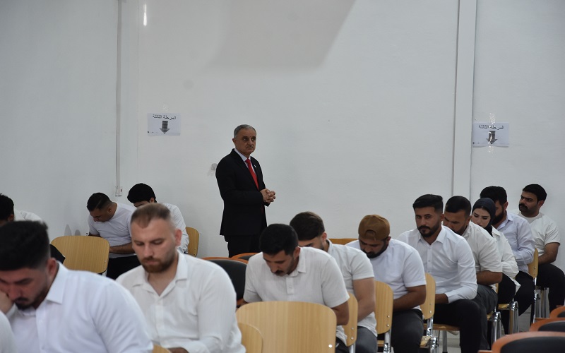 انطلاق الامتحانات النظرية في كلية التربية البدنية وعلوم الرياضة للعام الدراسي 2025/2024