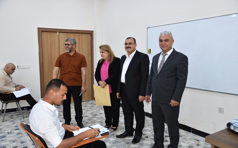 نطلاق امتحانات الفصل الثاني الدور الاول  لطلبة الدراسات العليا في كلية التربية البدنية وعلوم الرياضة