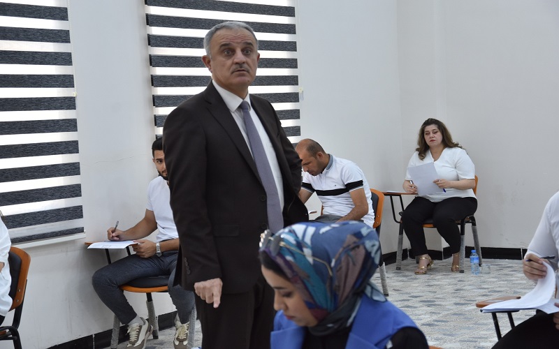 نطلاق امتحانات الفصل الثاني الدور الاول  لطلبة الدراسات العليا في كلية التربية البدنية وعلوم الرياضة