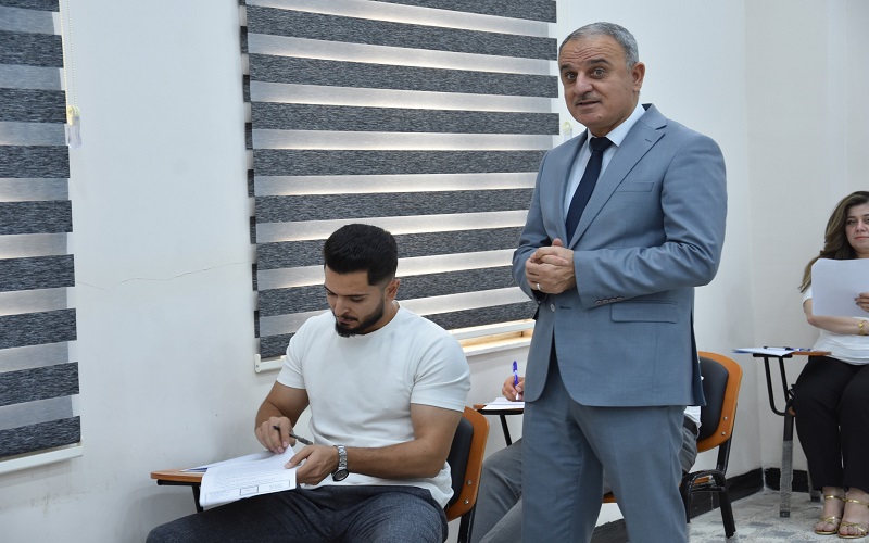 كلية التربية البدنية وعلوم الرياضة تختتم امتحانات الفصل الثاني لطلبة الدراسات العليا &quot; الدور الاول&quot;