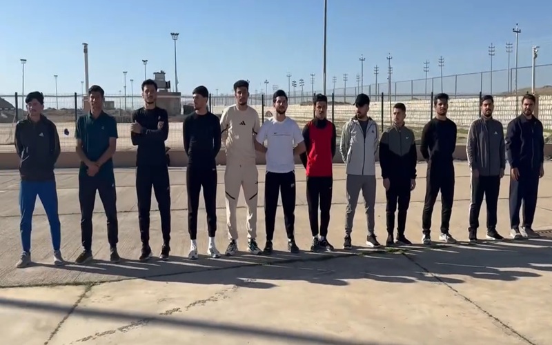 التدريبات الخاصة بعمل المخيم الكشفي