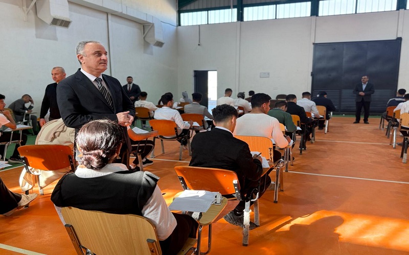 انتهاء الامتحانات التوأمية والمشتركة في كلية التربية البدنية وعلوم الرياضة