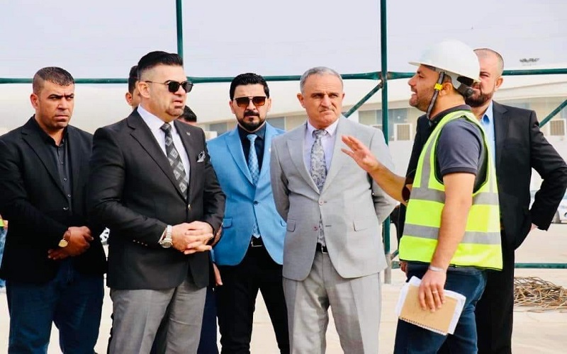 رئيس جامعة كركوك يجري زيارة ميدانية لمبنى الكلية الجديد في مجمع الصيادة  
