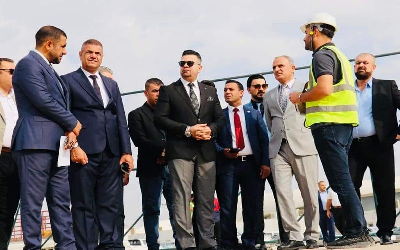 رئيس جامعة كركوك يجري زيارة ميدانية لمبنى الكلية الجديد في مجمع الصيادة  